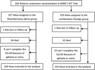 Patient-Reported Anxiety/Depression After Endovascular Thrombectomy: A post-hoc Analysis of Direct-MT Trial